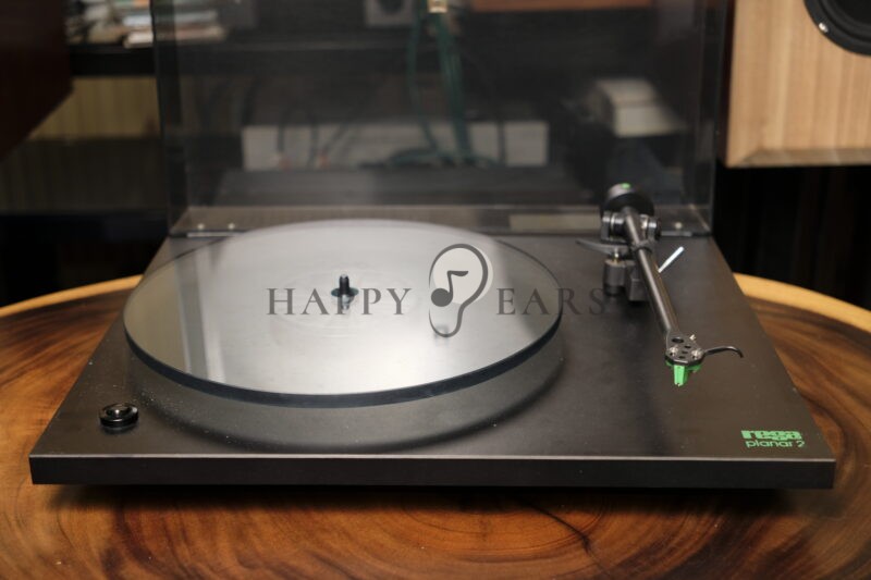 REGA Planar 2 UK with Rega Bias 1 Cartridge Manual Belt Drive Turntable Glass Platter Original Cover
