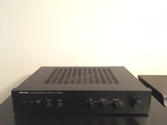 ROTEL INTEGRATED AMP RA-840BX4 MM/MC PHONO STAGE SELECTOR 50W