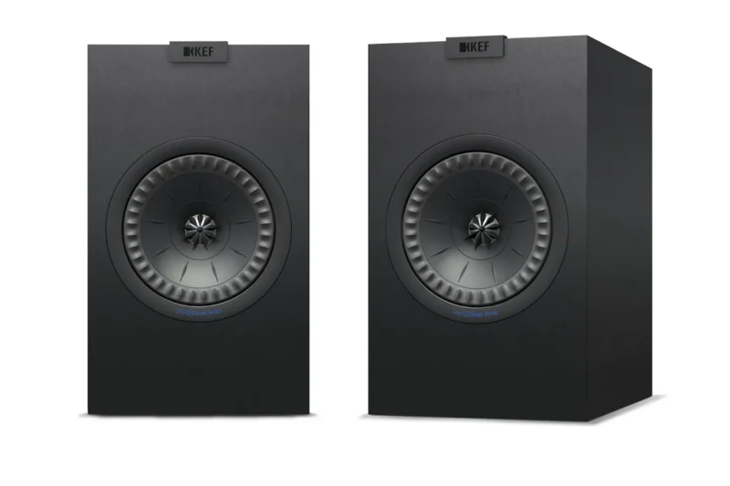 Kef Q-150 Uni-Q with Grills Coaxial 5.25" Best Value Desktop Small Room Speaker Bookshelf Hifi Audio Grey