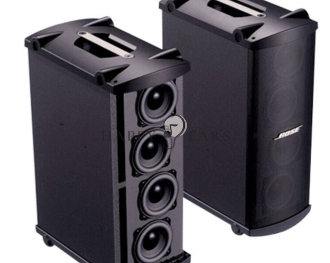 Rare BOSE Professional 802 MK4 with Panaray MB4 Subwoofer and Active EQ SP-24 Set PA event audio system with Original stands